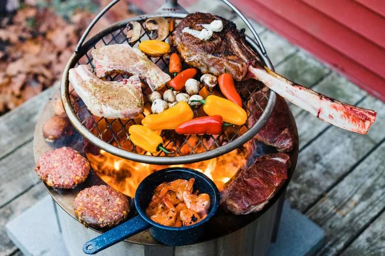 Can I use my fire pit as a camping grill