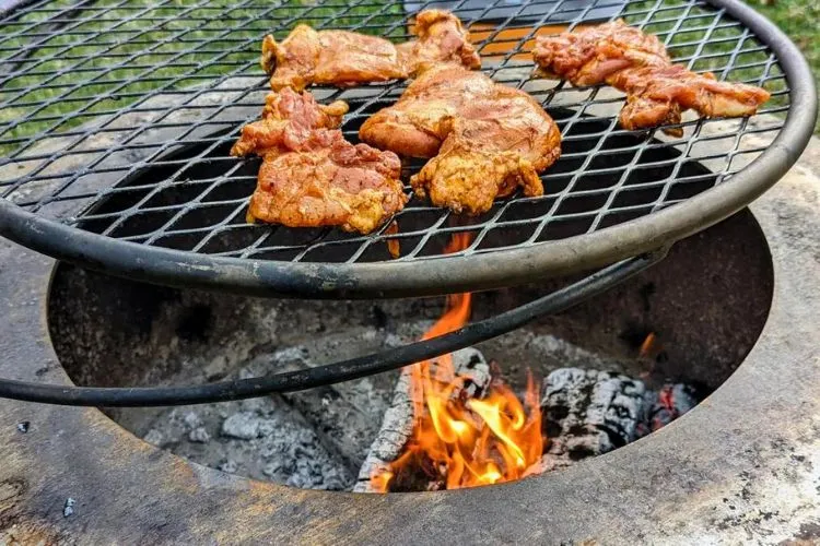 How to Grill Using a Fire Pit